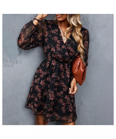 Women's Winter Clothes 2023 Solid Color Loose Straight Dress Knee Length Short Dress Homecoming Dresses 3-black $13.74 Dresses