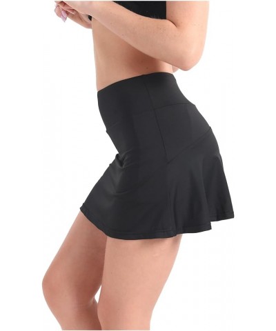 Tennis Skirts for Women Mini Skirt with Shorts Golf Skorts Skirts with Pockets Black1 Super Soft Thin Style $10.56 Skirts