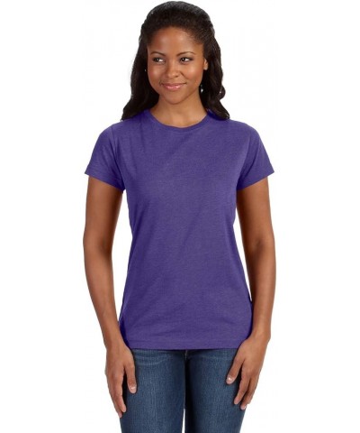 Ladies 60/40 Cotton/Polyester Vintage Heathered Jersey Short Sleeve Tee (3505) Vintage Purple $7.96 T-Shirts