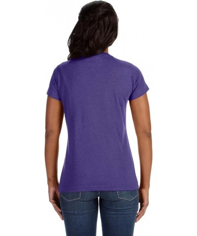 Ladies 60/40 Cotton/Polyester Vintage Heathered Jersey Short Sleeve Tee (3505) Vintage Purple $7.96 T-Shirts