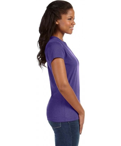 Ladies 60/40 Cotton/Polyester Vintage Heathered Jersey Short Sleeve Tee (3505) Vintage Purple $7.96 T-Shirts