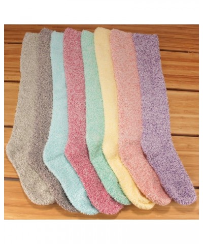 Women's Fuzzy Feather Soft Cozy Knee High Socks Assortment 2d $15.36 Socks