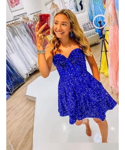 Sparkly Sequin Short Homecoming Dresses for Teens 2023 Sparkly Spaghetti Straps Criss-Crosswith Evening Party Gowns Gold $30....