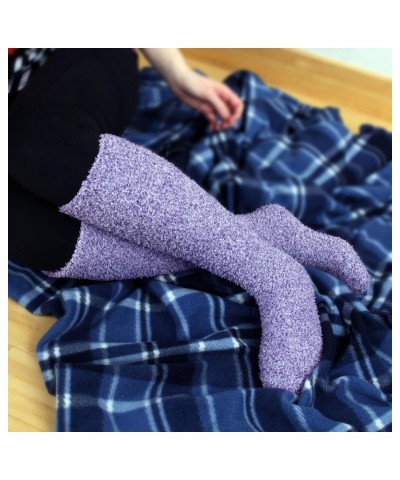 Women's Fuzzy Feather Soft Cozy Knee High Socks Assortment 2d $15.36 Socks