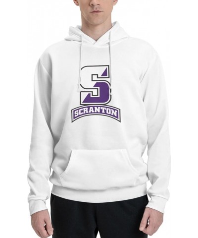 University A Of Scranton Logo Womens Casual Hoodies Pullover Tops Drawstring Long Sleeve Sweatshirts White $15.50 Hoodies & S...