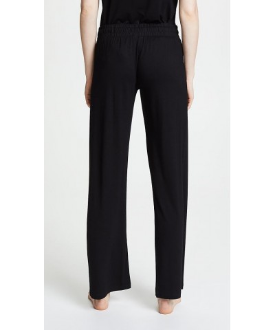 womens Women's Basic Open Leg Lounge Pant Rayon Black $21.94 Sleep & Lounge