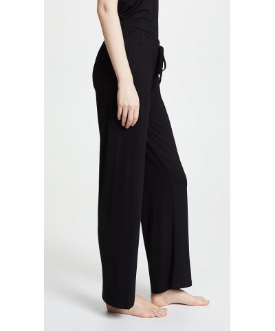 womens Women's Basic Open Leg Lounge Pant Rayon Black $21.94 Sleep & Lounge