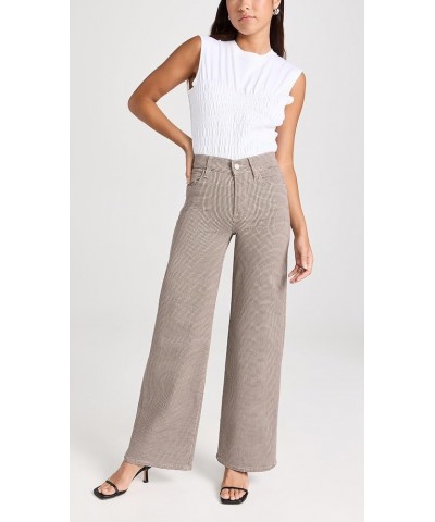 Women's Le Slim Houndstooth Palazzo Pants Camel Multi $45.08 Pants