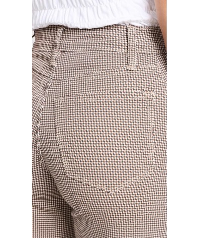 Women's Le Slim Houndstooth Palazzo Pants Camel Multi $45.08 Pants