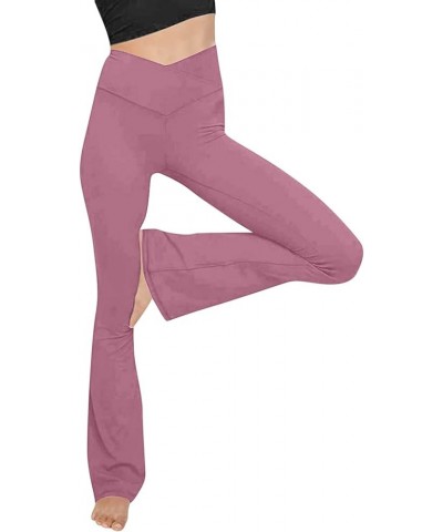 Workout Leggings for Women Pants Fitness Sports Running Yoga Athletic Pants Fashion Soft Women's Fleece Lined Lined A-purple ...