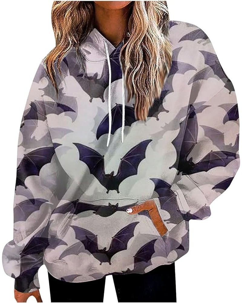 Womens Pullover Fall Tie Dye Gradient Graphic Hoodie Drawstring Long Sleeve Sweatshirt Winter Oversized Casual Outfits W39-li...