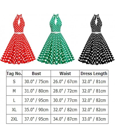 1950s Dresses for Women Vintage Spaghetti Strap Floral/Stripe/Plaid A Line Knee Length Dress Cocktail Party Prom Gown Black P...