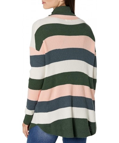 Women's Rockvale Sweater Cilantro Rugby Stripe $26.01 Sweaters