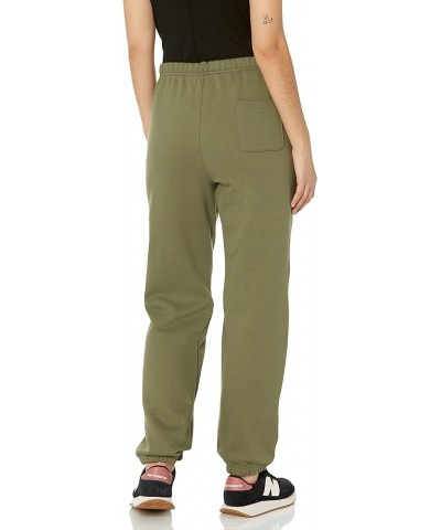 Women's Reverse Weave Oversized Sweatpant (Retired Colors) Cargo Olive C Logo $26.60 Activewear