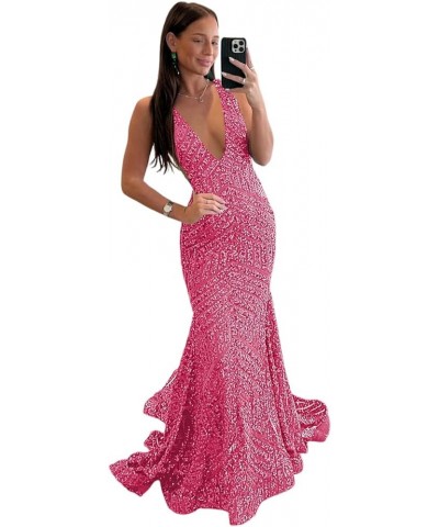 One Shoulder Sequin Prom Dresses Long Mermaid Formal Evening Gowns CR091 B-gold $45.09 Dresses