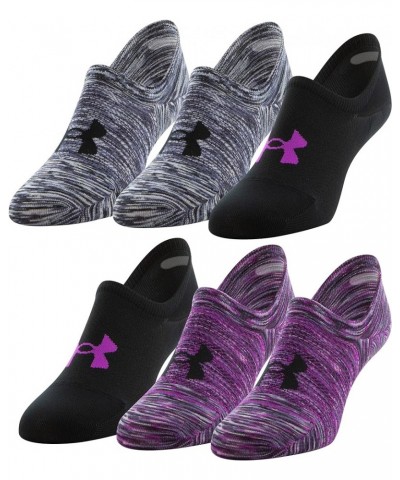 Women's Breathe Lite Ultra Low Socks, Multipairs 6 Strobe Purple Assorted (6-pairs) $13.50 Activewear