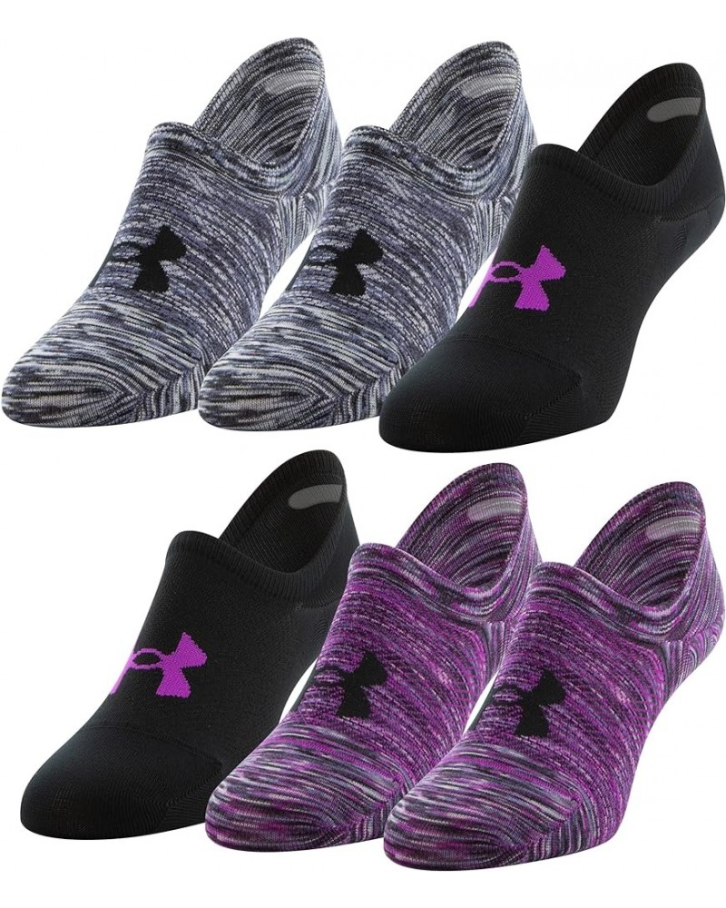 Women's Breathe Lite Ultra Low Socks, Multipairs 6 Strobe Purple Assorted (6-pairs) $13.50 Activewear