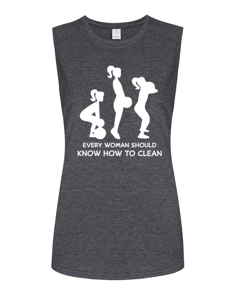 Workout Tank Tops for Women-Womens Funny Saying Fitness Gym Lift Graphic Racerback Sleeveless Shirts 0067 Grey-muscle Tank $1...