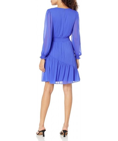 Women's Ruffle Hem Smocked Dress Iris $20.53 Dresses