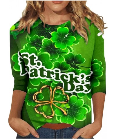 St Patricks Day Shirt Funny The St Day Sweatshirt Women Long Sleeve Irish Festival Holiday Trendy Outfits for Women Rose Gold...