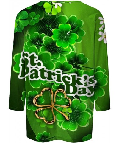 St Patricks Day Shirt Funny The St Day Sweatshirt Women Long Sleeve Irish Festival Holiday Trendy Outfits for Women Rose Gold...