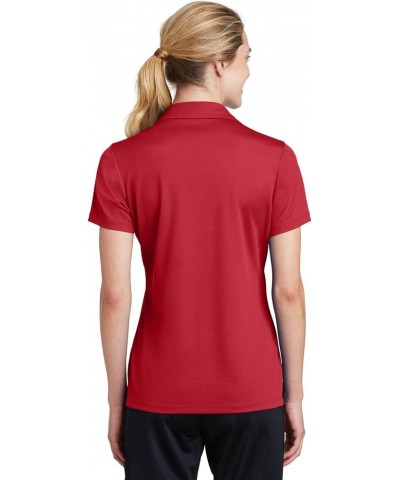 Sport Tek Women's Breathable Polo Shirt True Red $9.81 Shirts