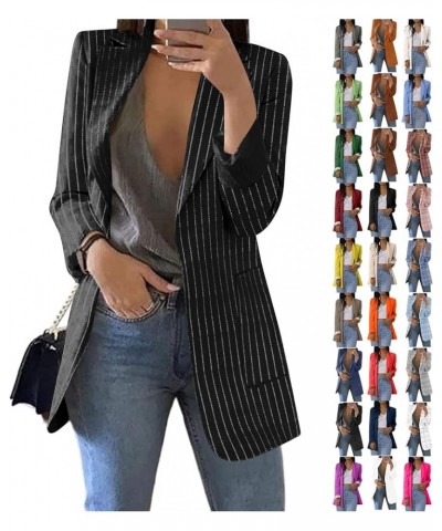 Oversized Blazer Jackets for Women Long Sleeve Open Front Work Office Suit Jacket Casual Lapel Loose Business Jacket A25-ligh...