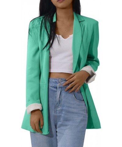 Oversized Blazer Jackets for Women Long Sleeve Open Front Work Office Suit Jacket Casual Lapel Loose Business Jacket A25-ligh...