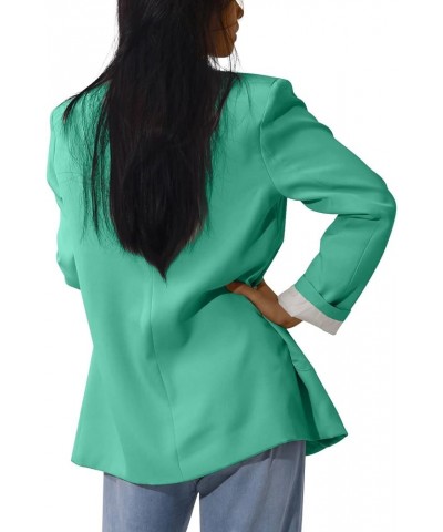 Oversized Blazer Jackets for Women Long Sleeve Open Front Work Office Suit Jacket Casual Lapel Loose Business Jacket A25-ligh...