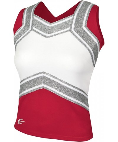 Womens' Blaze Shell Top Red/White/Met Silver $27.69 Tanks