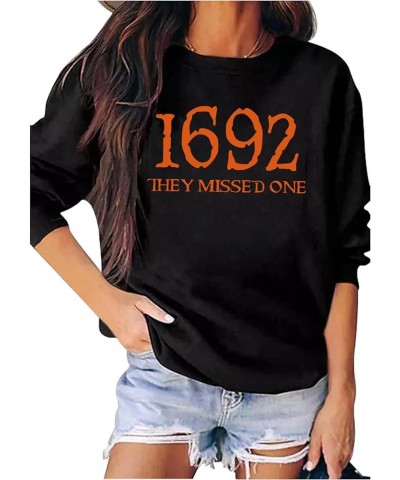 Sanderson Witch Museum Sweatshirt For Women Happy Halloween Pullover Shirts Teen Girls Funny Witches Graphic Fleece Tops 1692...