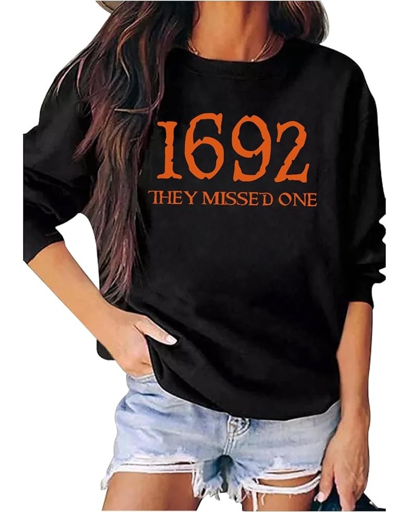 Sanderson Witch Museum Sweatshirt For Women Happy Halloween Pullover Shirts Teen Girls Funny Witches Graphic Fleece Tops 1692...