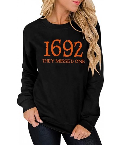 Sanderson Witch Museum Sweatshirt For Women Happy Halloween Pullover Shirts Teen Girls Funny Witches Graphic Fleece Tops 1692...