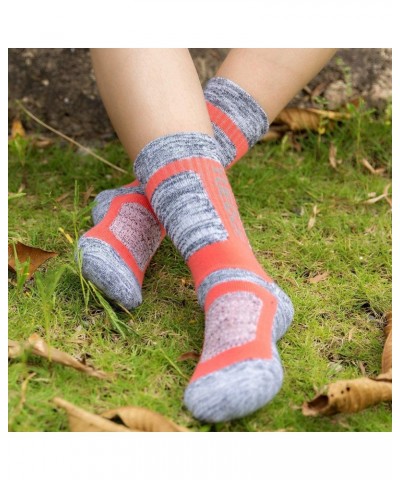 Women's 3 Pair Hiking Socks Moisture Wicking Gym Fitness Athletic Socks Casual Cushion Crew Socks for Women $10.15 Activewear