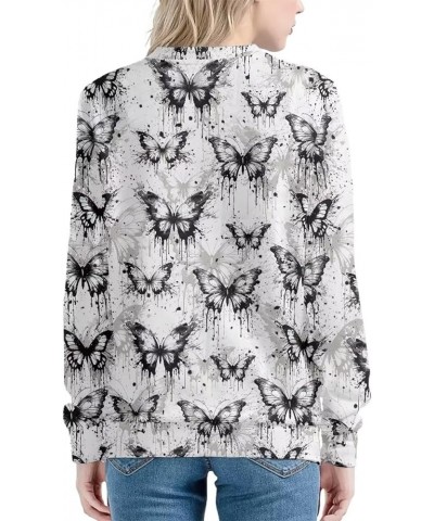 Christmas Womens Sweatshirt Snowflake Santa Graphic Loose Casual Ugly Christmas Sweatshirt Hooded Butterfly $16.00 Hoodies & ...