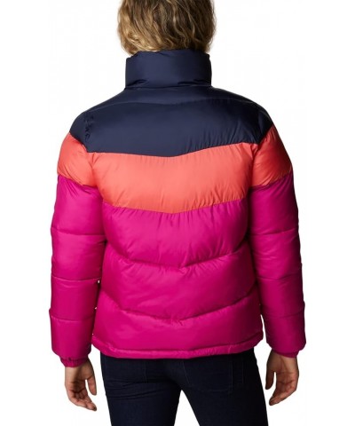 Women's Puffect Color Blocked Jacket Wild Fuchsia/Blush Pink/Nocturnal $40.67 Jackets