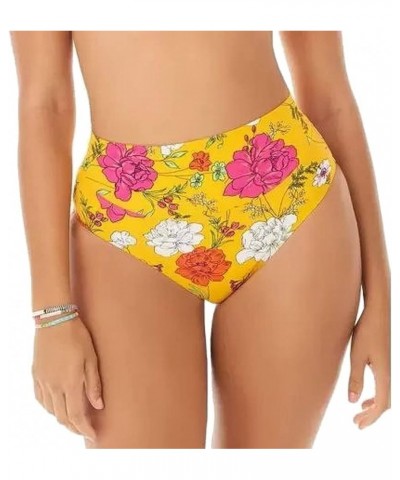 Skinny Dippers Women's Swimwear Dream Basic Fit Tummy Control Bathing Suit Swim Bottom Separate Marigold $12.81 Swimsuits