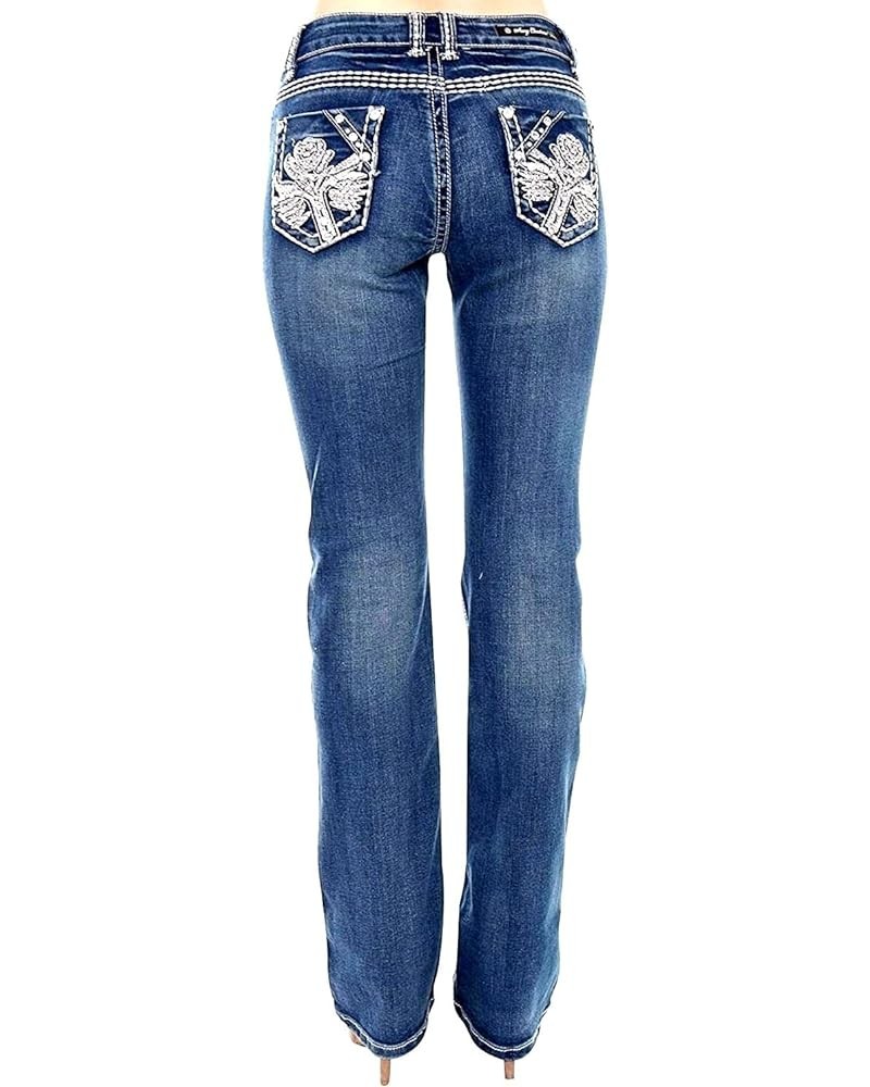 Clash/Jack David/Sexy Couture Women's Bootcut/Skinny Denim Jeans Stretch Blue Sexy Couture S96-pb Blue Bootcut. $22.94 Jeans