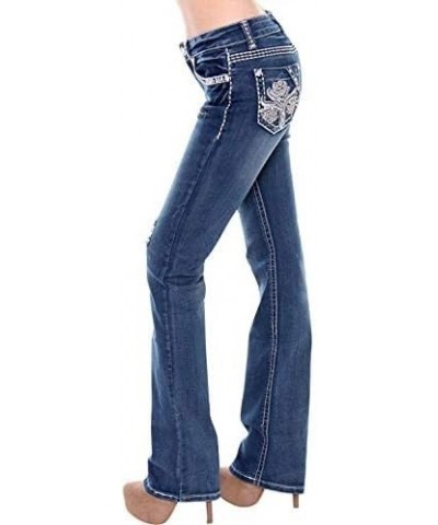 Clash/Jack David/Sexy Couture Women's Bootcut/Skinny Denim Jeans Stretch Blue Sexy Couture S96-pb Blue Bootcut. $22.94 Jeans