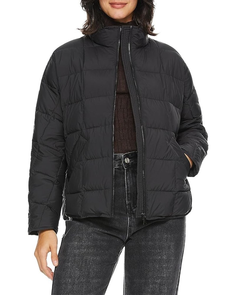 Women's Lightweight Puffer Jacket Insulated Puffy Coat Quilted Down Jacket with Stand Collar Black $41.40 Jackets