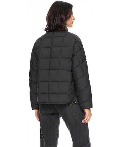 Women's Lightweight Puffer Jacket Insulated Puffy Coat Quilted Down Jacket with Stand Collar Black $41.40 Jackets