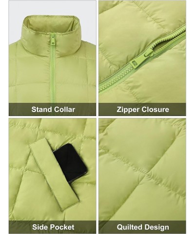 Women's Lightweight Puffer Jacket Insulated Puffy Coat Quilted Down Jacket with Stand Collar Black $41.40 Jackets