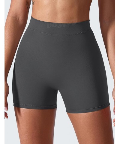 V Cross Back Scrunch Butt Shorts Seamless Workout High Waisted Shorts Squat Proof Booty Shorts 1 Grey $10.50 Activewear