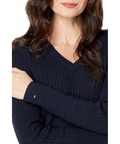 Women's Classic Fit V-Neck Sweater Sky Capt $29.93 Others