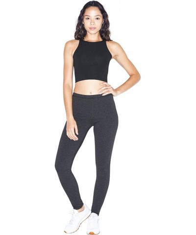 Women's Cotton Spandex Sleeveless Crop Top Black $11.38 Tanks