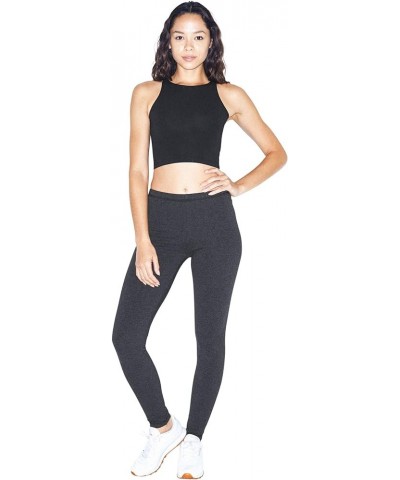 Women's Cotton Spandex Sleeveless Crop Top Black $11.38 Tanks