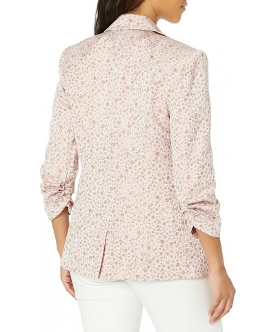 Women's Lurex Jacquard Khloe Blazer Pale Rose Multi $104.39 Blazers