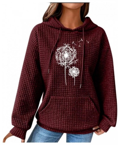 Plaid Hoodies For Women Plus Size Trendy Sweatshirts For Women Loose Fit 2023 Fall Fashion Hoodie Hoodie For Women 2-wine $11...