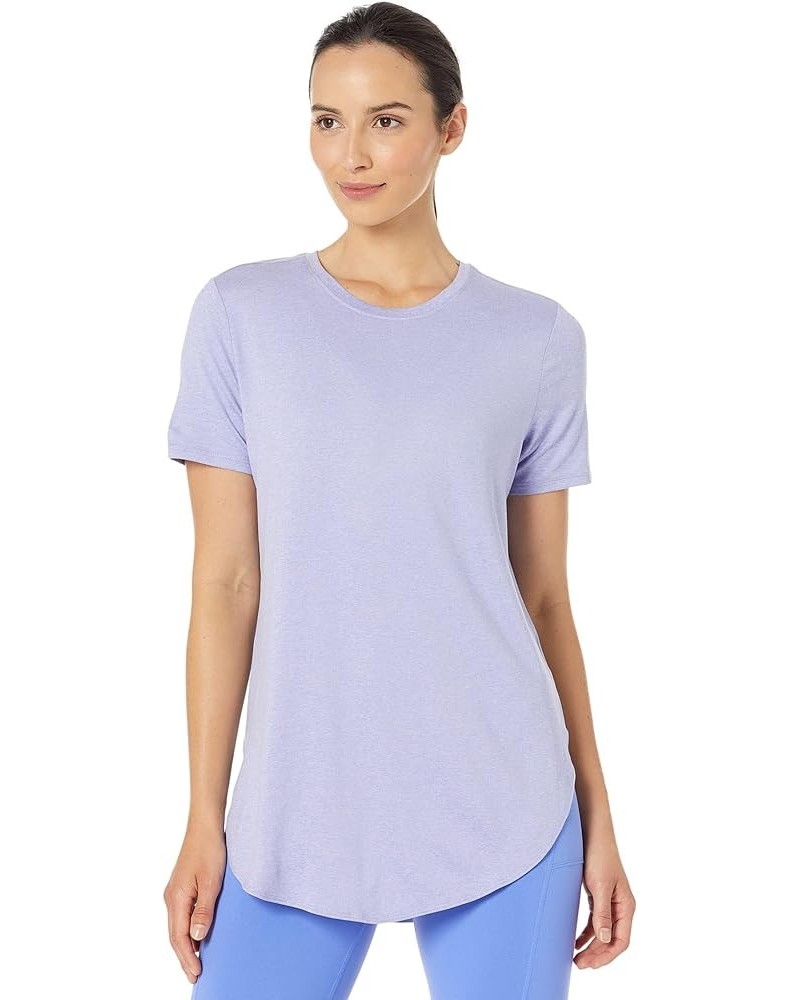 Women's Go Dri Swift Stretchable Wicking Quick Drying Tunic Tee Sweet Lavender $13.64 Tops