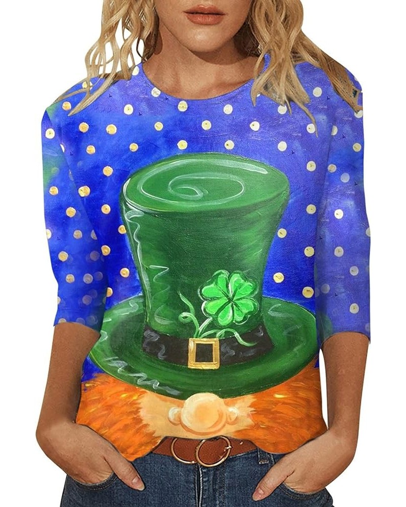 St Patricks Day Shirt Funny The St Day Sweatshirt Women Long Sleeve Irish Festival Holiday Trendy Outfits for Women G2-l $10....